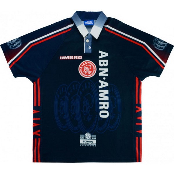 Tailandia Camiseta Ajax Segunda equipo Retro 1997 1998 Negro